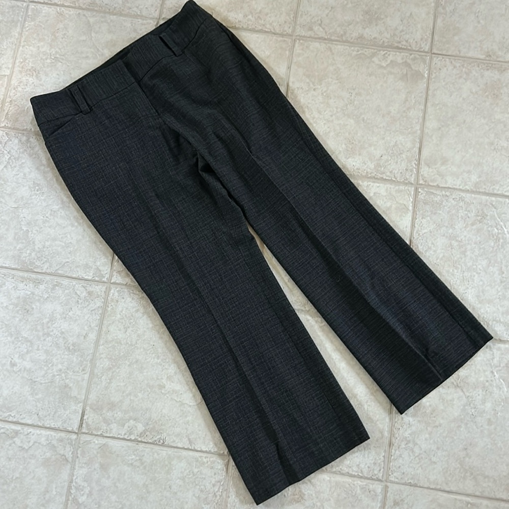 APT. 9 Petite Dress Pants Size 14 Black Gray Straight Leg